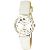 Ravel Women's Classic Easy Read Watch, Croco Pattern Faux Leather Strap, 27mm