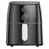Domestic King 4L Air Fryer with 360° Hot Air Circulation & Free Recipe Book – Healthier Cooking
