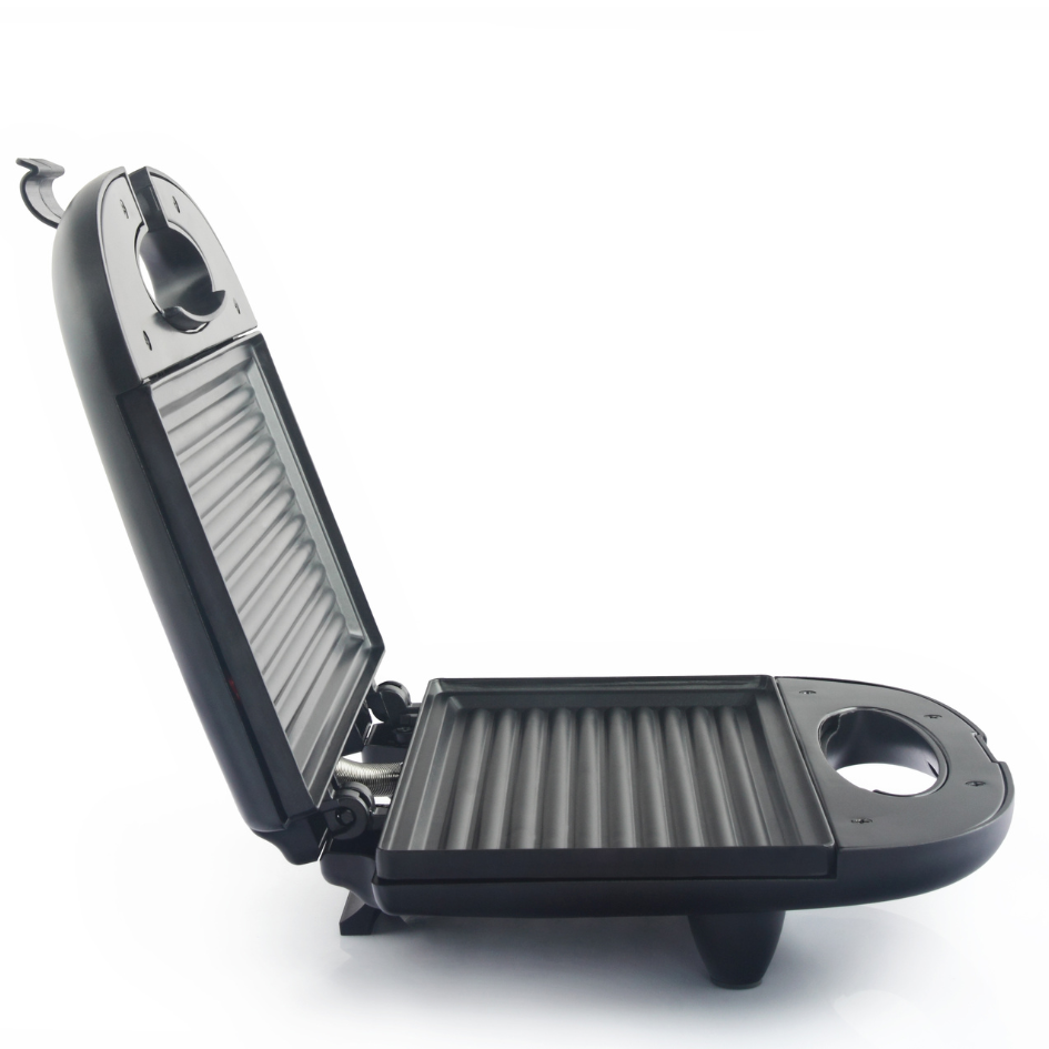 Domestic King 750W 3-in-1 Snack Maker with Interchangeable Non-Stick Plates – Toasties & Waffles (DK18117)