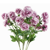 Pack of 6 x 70cm Pink Artificial Carnation Stem – 24 Flowers