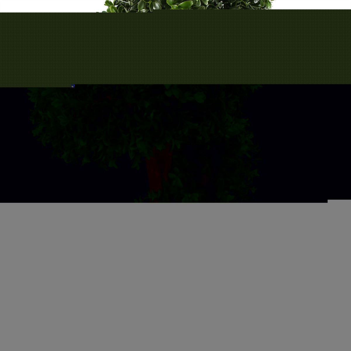 Pair of 120cm Artificial Spiral Buxus Topiary Trees – UV Resistant Outdoor Plants for Entrances & Patios