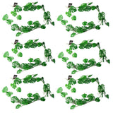 6 x 180cm Artificial Hanging Trailing Monstera Plant