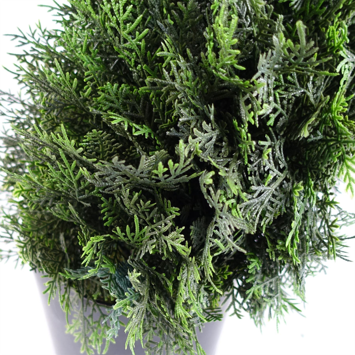 Pair of 120cm Artificial Spiral Cedar Topiary Trees – Low-Maintenance Doorway, Patio & Event Décor