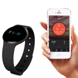 Bas-Tek Sport Bluetooth Fitness Tracker – Lightweight Activity Watch with Sleep Monitor & Call Alerts, Black