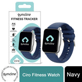 Gymcline Ciro Fitness Tracker with 1.69" Touchscreen, 25 Sports Modes & IP68 Water Protection, Navy