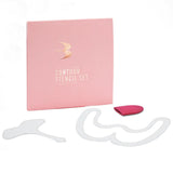 Bronzie The Ultimate Contour Stencil Set with Mini Finger Mitt – Cheekbone & Jawline Contouring