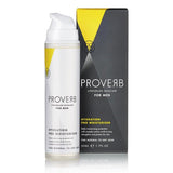 Proverb Life Fuelled Pro Moisturiser for Men with Hyaluronic Acid & Argan Oil – Daily Hydration, 50ml