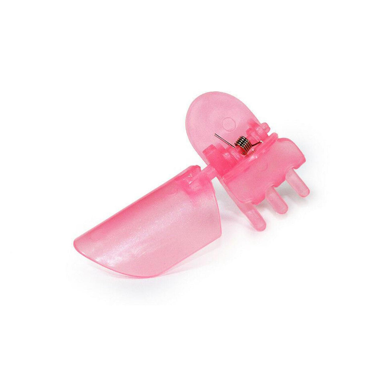 Envie Nail Polish Protectors, Pack of 10 Adjustable Plastic Clip-On Nail Shields – Protect Wet Nails, Pink