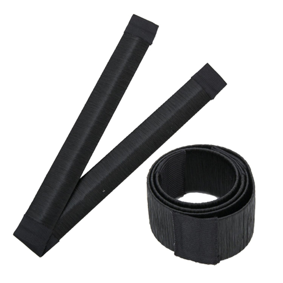 Aquarius Hair Bun Maker Donut, Lightweight Portable Flexible Metal Twist Bun Tool for Women – Black