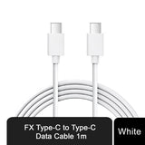 FX Braided USB-C to USB-C Data Cable, 1m – Sync and Fast Charge Android Devices and Laptops