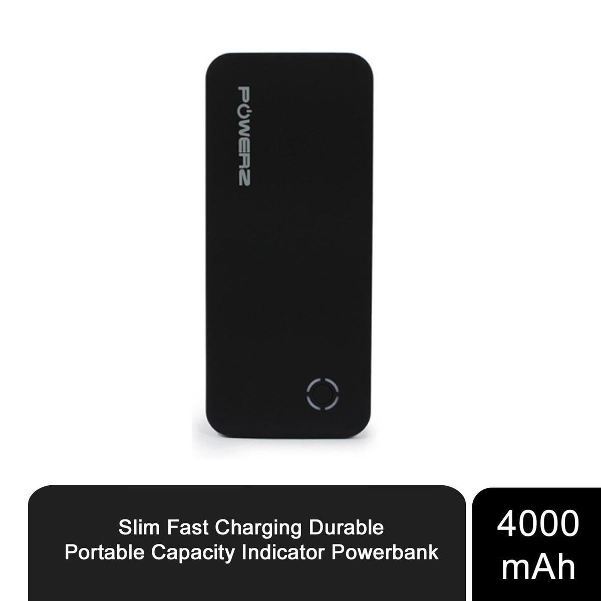 Aquarius Slim Fast Charging Power Bank 4000mAh with Capacity Indicator – Durable Portable Phone Charger