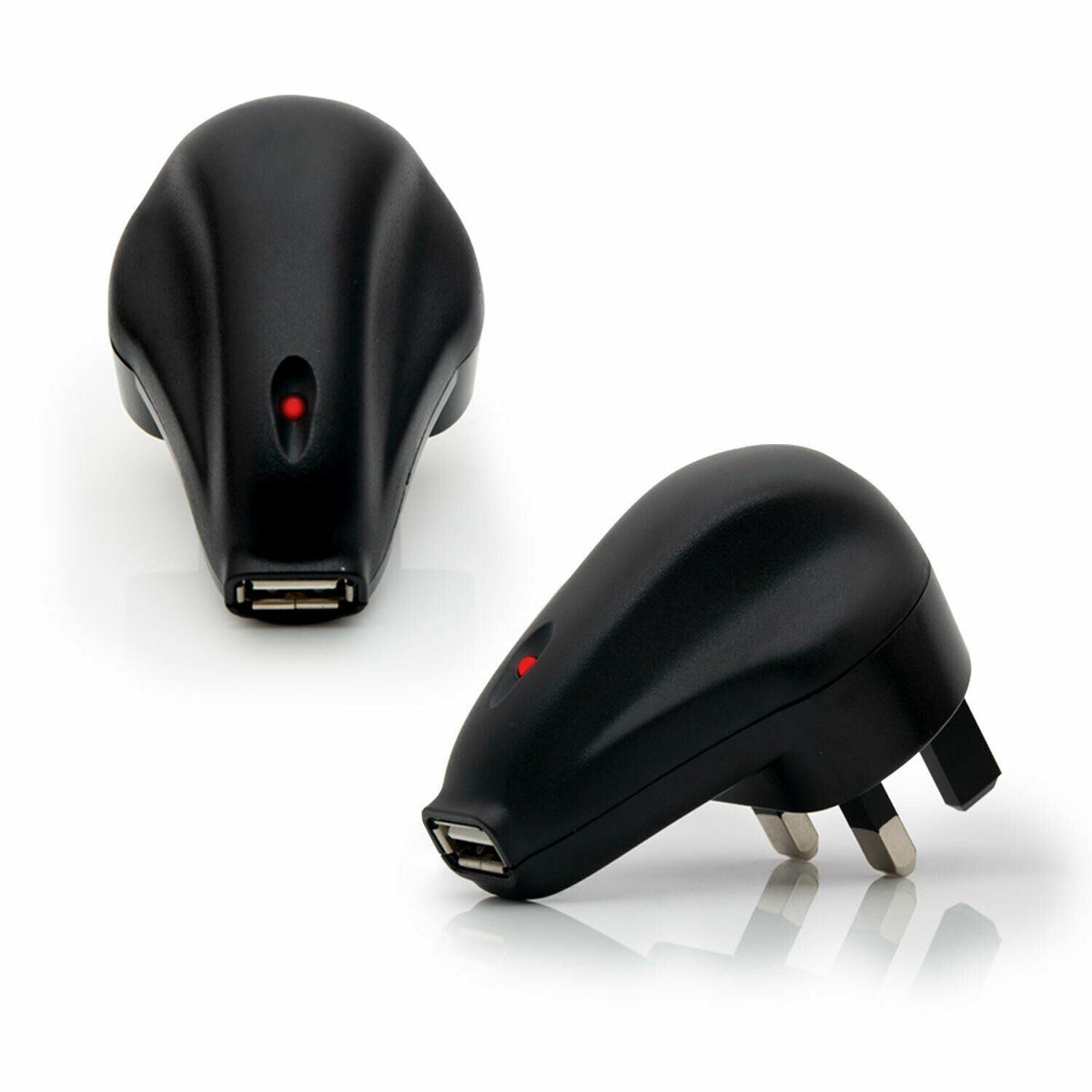 FX Factory Universal USB Mains Charger – Auto-Stop Charging with LED Indicator for Phones & Tablets