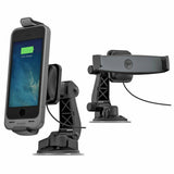 Mophie Charging Car Dock for Juice Pack 5 and 5s – Suction Mount with USB Car Charger, 180° Rotation