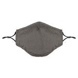 Termin8 Triple-Layer Cotton Face Mask with Filter Pocket – Adults, Grey, Washable