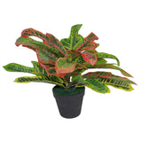 40cm Artificial Codiaeum Multicoloured House Plant
