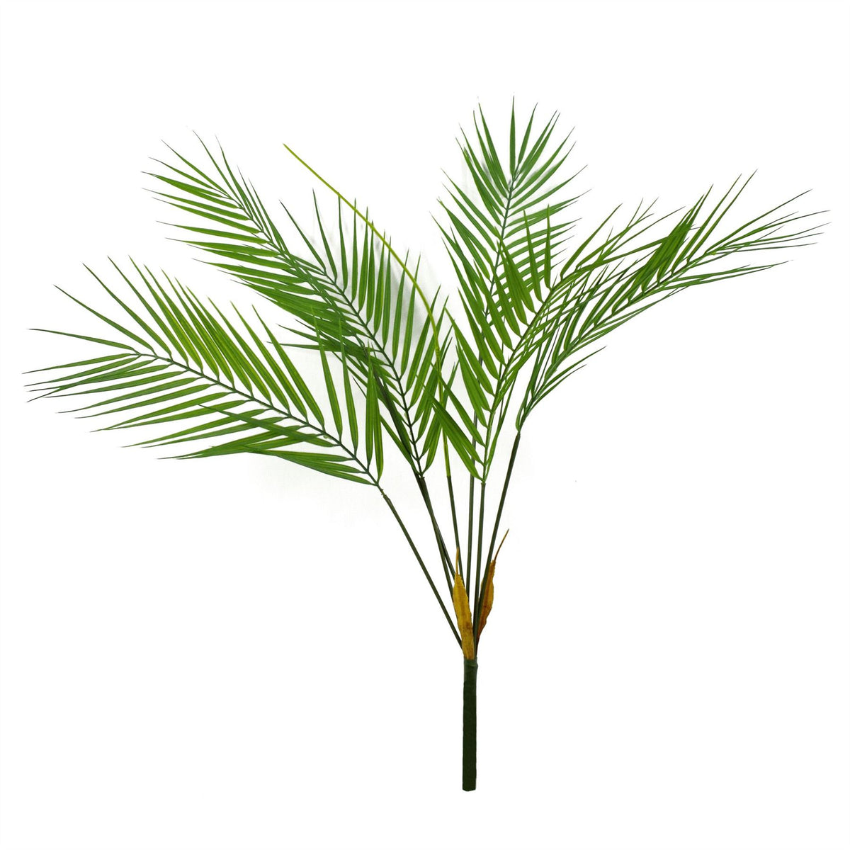 Leaf Design UK 75cm Artificial Palm Tree with 6 Realistic Leaves – Unpotted Bare Stem Plant for Displays