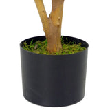 Leaf Design UK 65cm Luxury Artificial Olive Tree Bush with Wired Stems – Premium Range Faux Plant