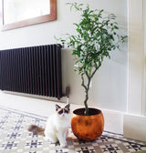 Leaf Design UK 120cm Natural Style Artificial Olive Tree with Realistic Olives – Potted Faux Tree