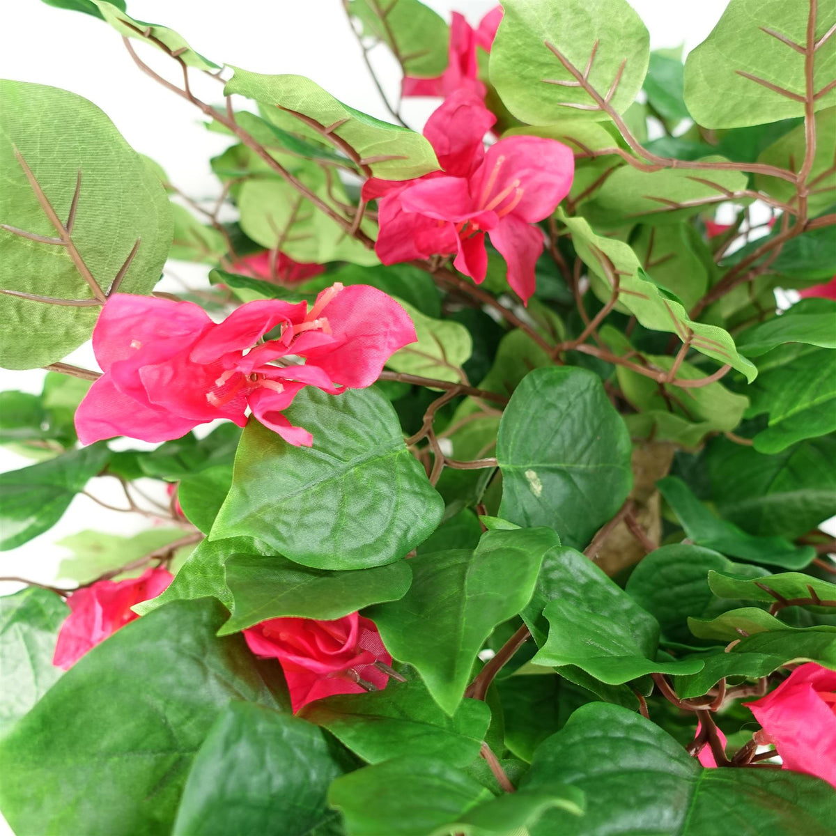 Leaf Design Artificial Japanese Bougainvillea Tree, 150cm – Silk Flowers & Twisted Trunk, Indoor Use