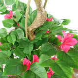 Leaf Design Artificial Japanese Bougainvillea Tree, 150cm – Silk Flowers & Twisted Trunk, Indoor Use