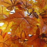 Leaf 125cm Orange Maple Acer Extra Large Artificial Tree with Realistic Foliage – Potted Home & Office Decor