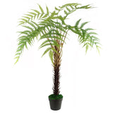Leaf 120cm Artificial Fern Tree in Black Pot