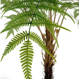 Leaf 120cm Artificial Fern Tree in Black Pot