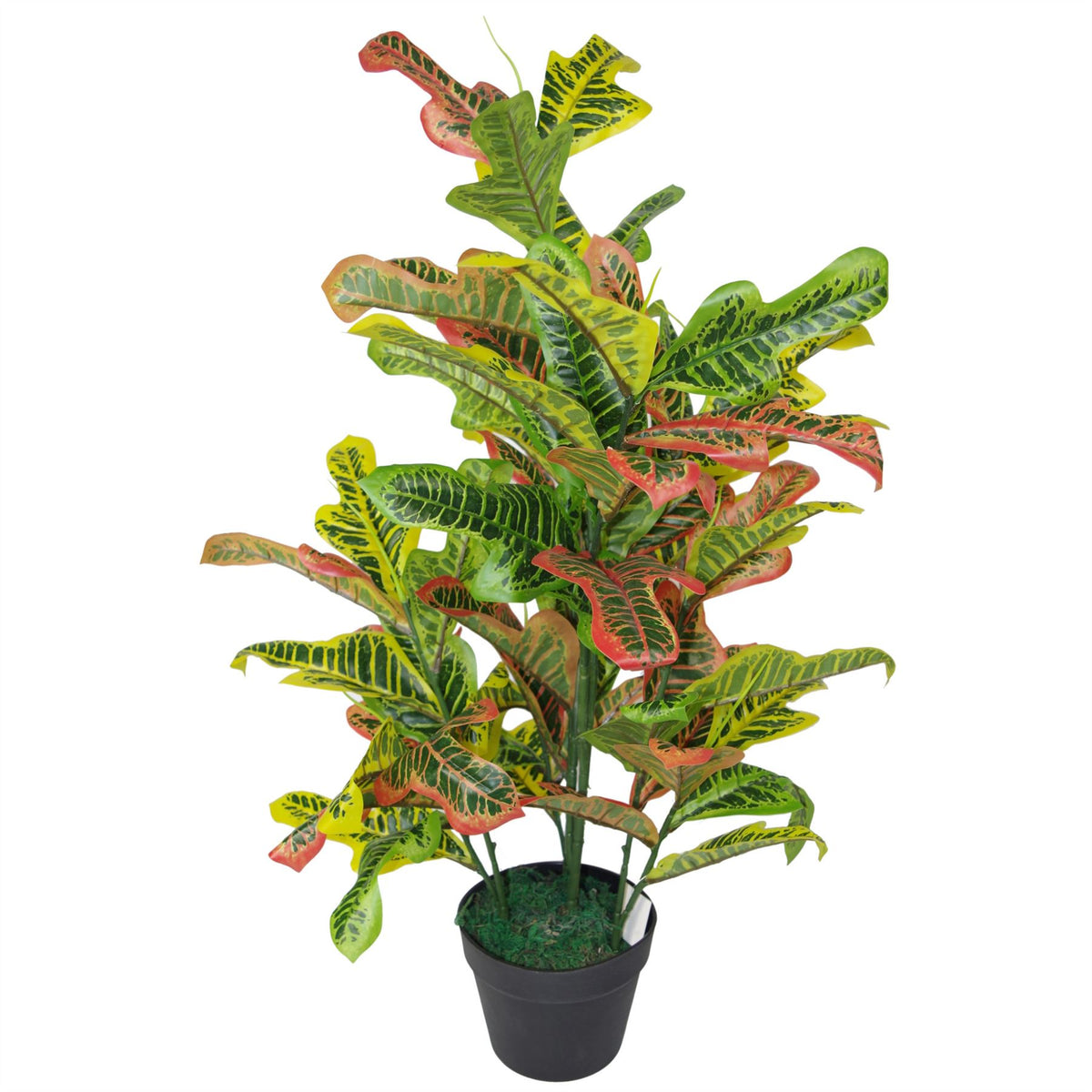 90cm Artificial Codiaeum Multicoloured House Plant – Large