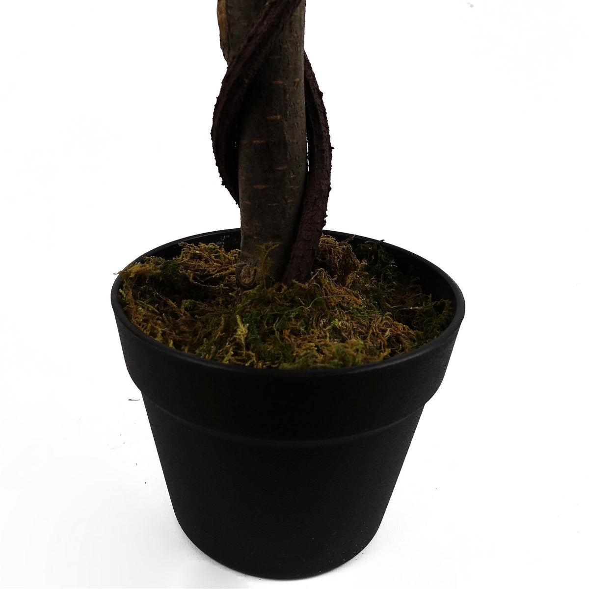 Leaf Artificial Red Rose Tree with Twisted Vine Trunk – 90cm (3ft)