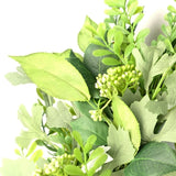 Leaf Large Artificial Fern Leaf Wreath, 50cm – Natural Woven Base, Door Decoration