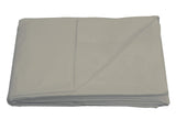 Sleepdown 68 Pick Cotton Blend Flat Sheet, 230 x 254cm – Soft Easy Care Bed Linen, Natural