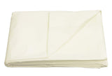 Sleepdown T200 Flat Sheet, 230 x 254cm – 200 Thread Count 100% Cotton Bed Linen, Ivory