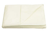 Sleepdown T200 Flat Sheet, 230 x 254cm – 200 Thread Count 100% Cotton Bed Linen, Ivory