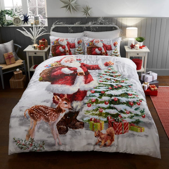 Father Christmas double duvet cover set