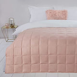 Microfibre Weighted Gravity Throw – Blush, 6kg