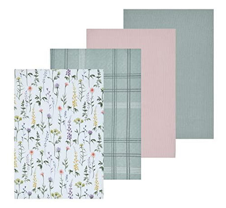 Check printed cloth napkins