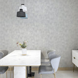 Arthouse Brushed Texture Wallpaper, Grey & Silver – Textured Stone Effect with Metallic Highlights