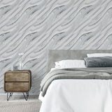 Arthouse Soft Mineral Wallpaper, Silver Glitter – Contemporary Mineral Effect for Feature Walls