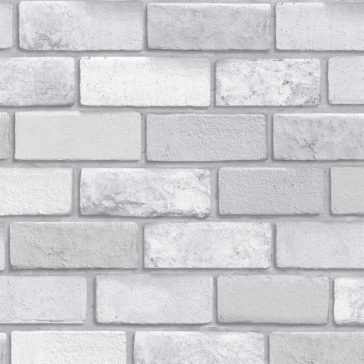 Arthouse Diamond Brick Wallpaper, Silver Grey Glitter – Hardwearing Vinyl for High-Traffic Rooms