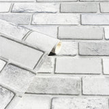 Arthouse Diamond Brick Wallpaper, Silver Grey Glitter – Hardwearing Vinyl for High-Traffic Rooms