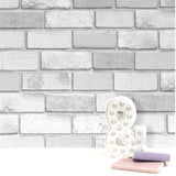 Arthouse Diamond Brick Wallpaper, Silver Grey Glitter – Hardwearing Vinyl for High-Traffic Rooms