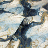 Arthouse Abstract Marble Wallpaper, Teal & Gold Metallic – Feature Wall Design for Living Rooms & Bedrooms