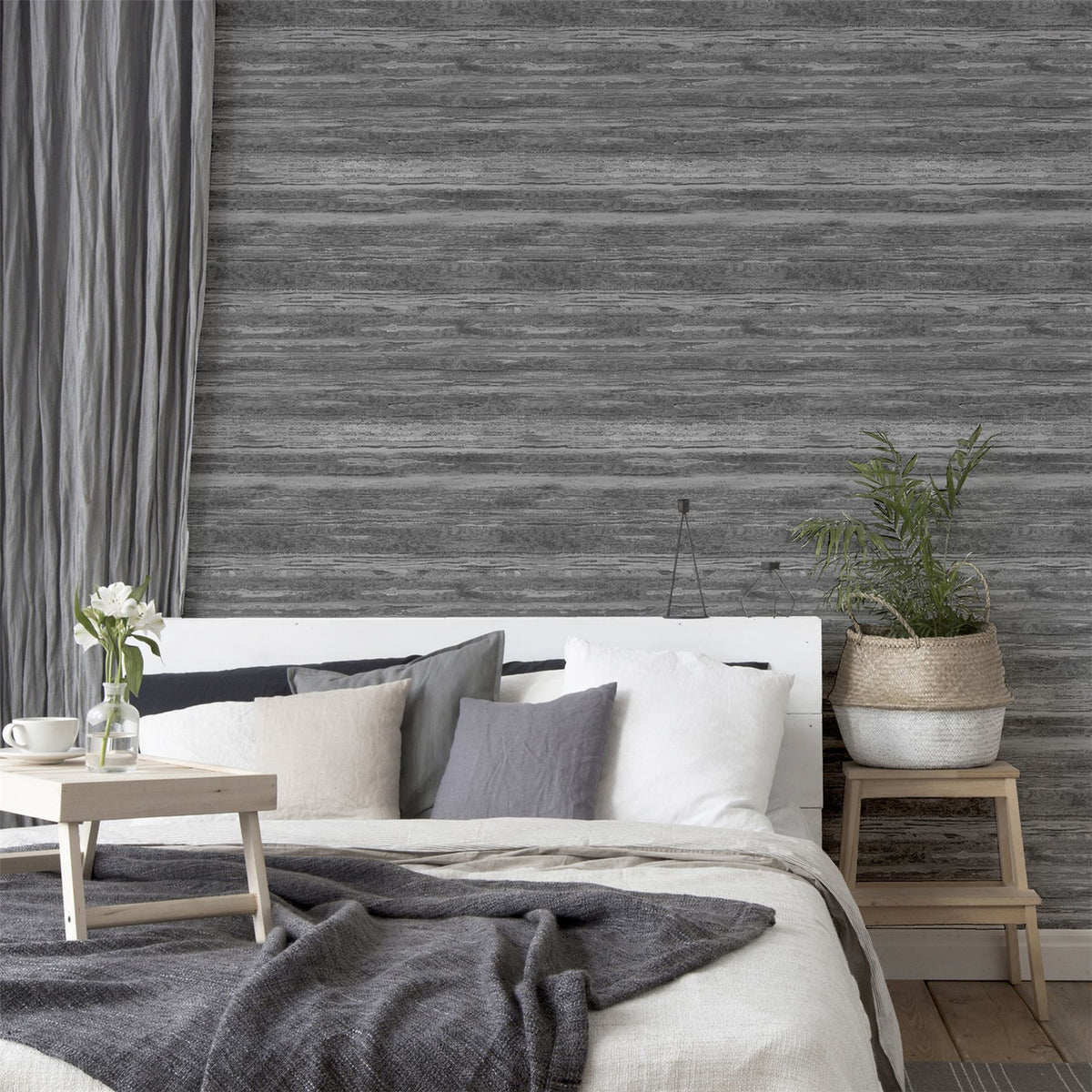 Arthouse Sahara Wallpaper, Pewter – Premium Heavyweight Vinyl with Metallic & Glitter Effect