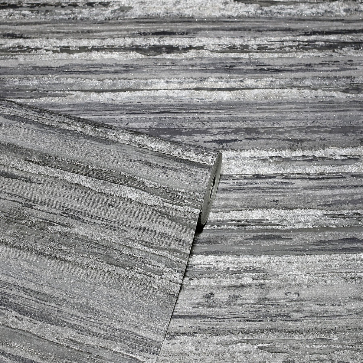 Arthouse Sahara Wallpaper, Pewter – Premium Heavyweight Vinyl with Metallic & Glitter Effect