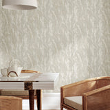 Arthouse Luxe Texture Wallpaper, Soft Silver – Semi-Plain Abstract Design, Paste the Wall