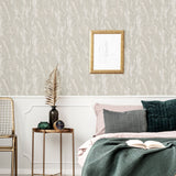 Arthouse Luxe Texture Wallpaper, Soft Silver – Semi-Plain Abstract Design, Paste the Wall