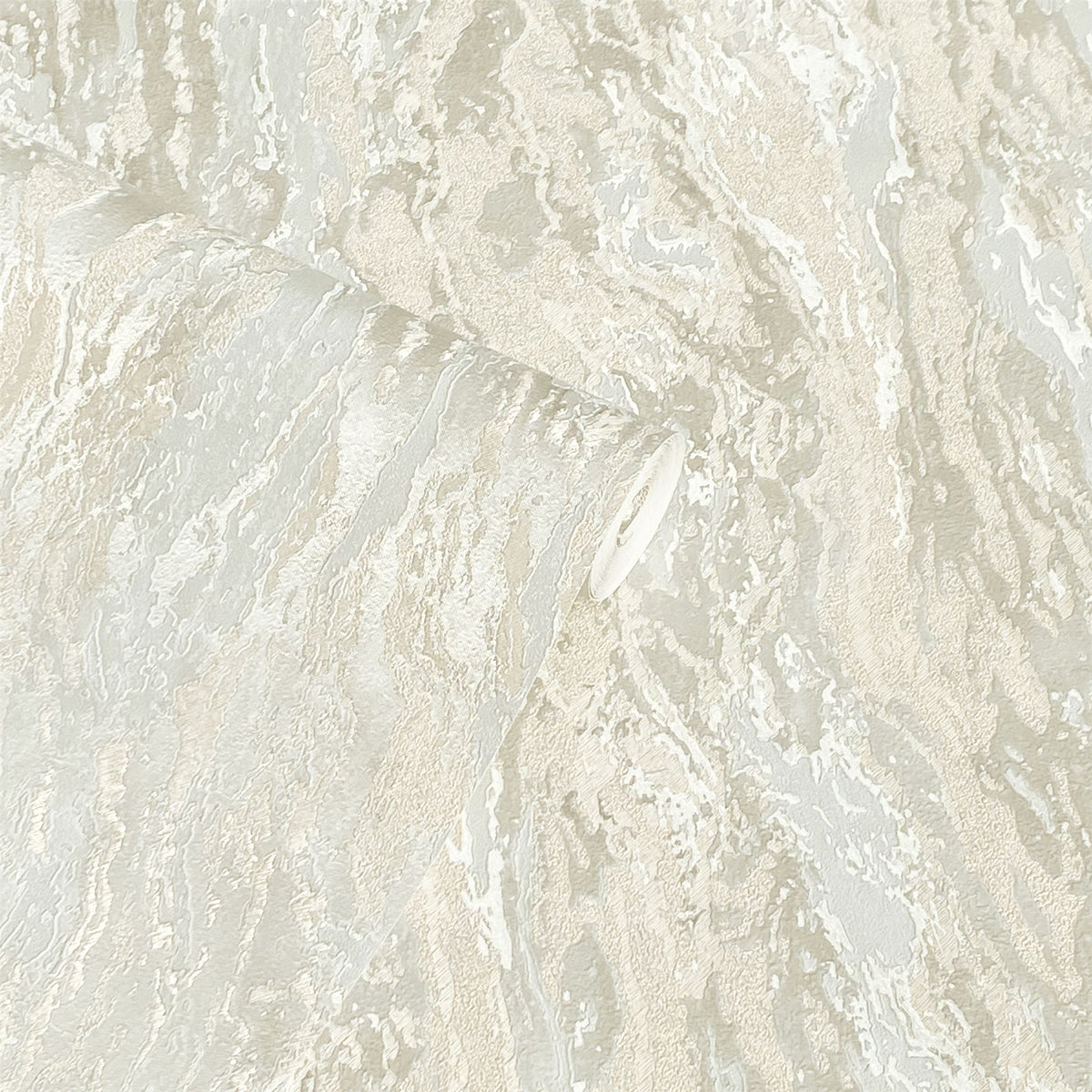Arthouse Luxe Texture Wallpaper, Soft Silver – Semi-Plain Abstract Design, Paste the Wall
