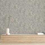 Arthouse Marble Patina Wallpaper – Paste the Paper Embossed Metallic Gold Highlights, Charcoal Natural
