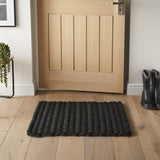 Didsbury Braided Doormat, 45 x 75cm – Charcoal