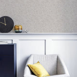 Arthouse Quartz Textured Wallpaper – Paste the Paper Heavyweight Vinyl with Beaded Glitter, Silver